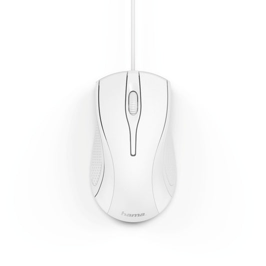Hama Optische Muis Met 3 Knoppen Mc-200 Met Kabel Wit