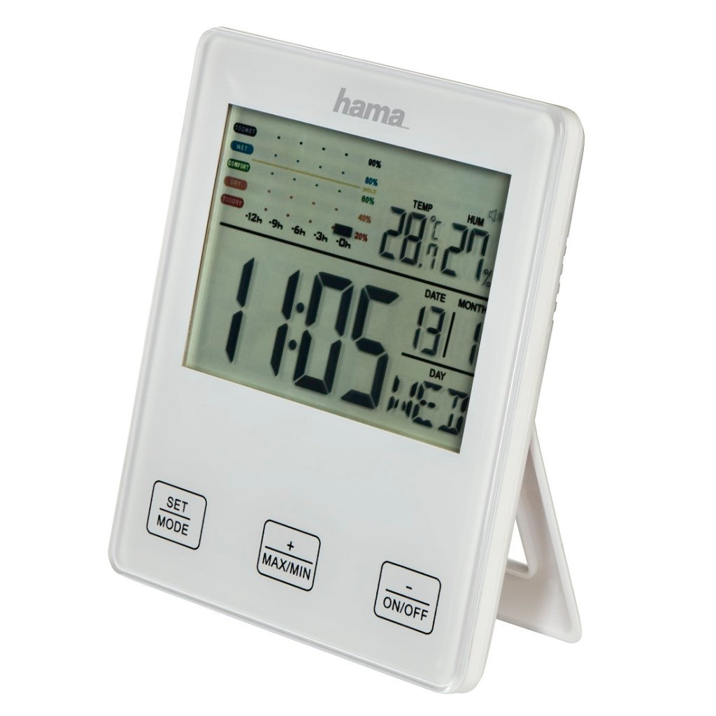 Hama Thermo-/Hygrometer Th-10 Met Schimmel-Alarm