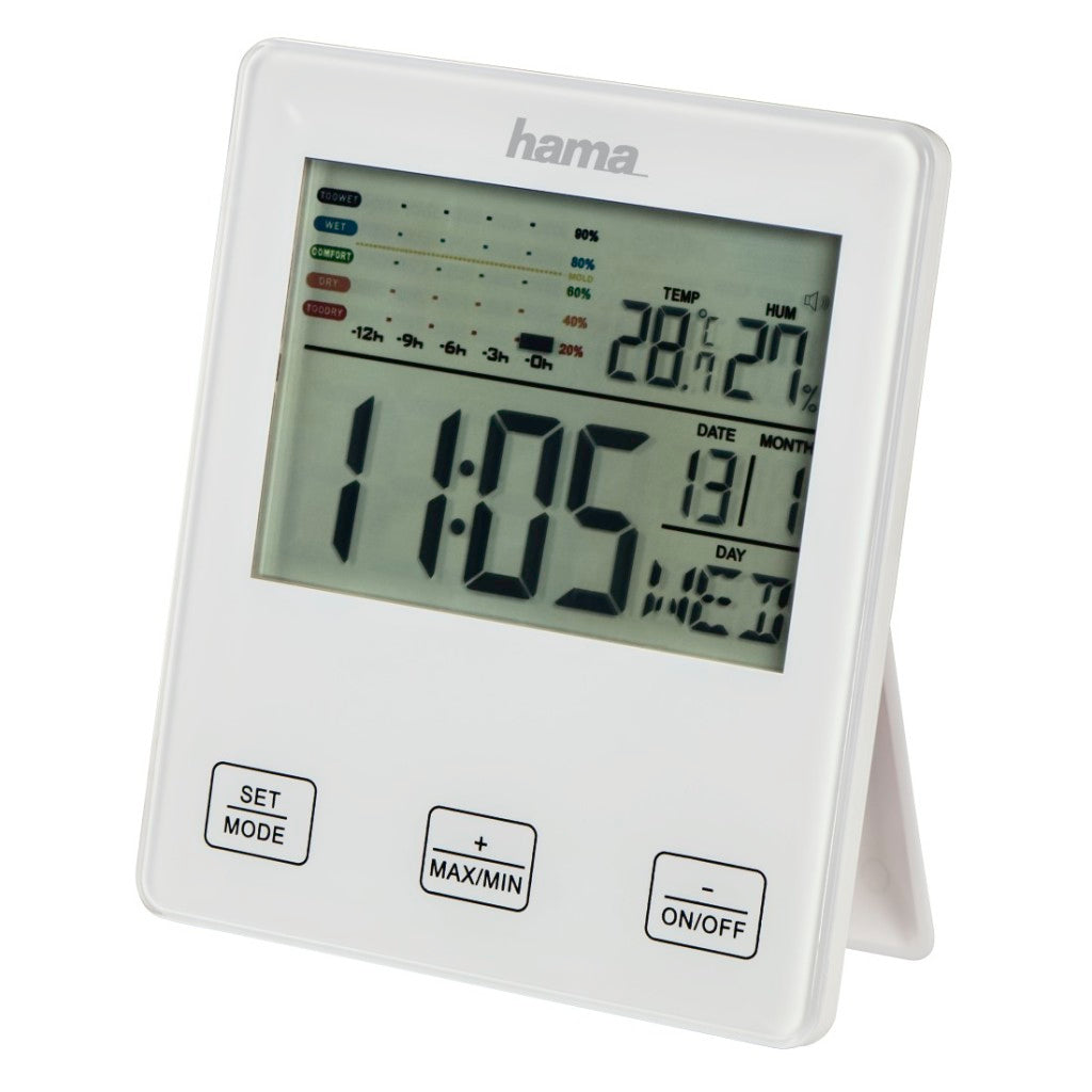 Hama Thermo-/Hygrometer Th-10 Met Schimmel-Alarm