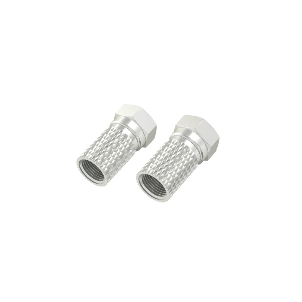 Hama F-Stekker 7,0 Mm Schroefbaar 4 Stuks