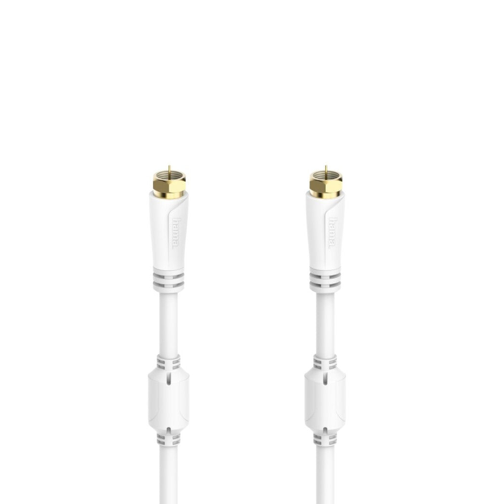 Hama Sat-Aansluitkabel F-Connector - F-Connector Verguld 1,5 M 100 Db