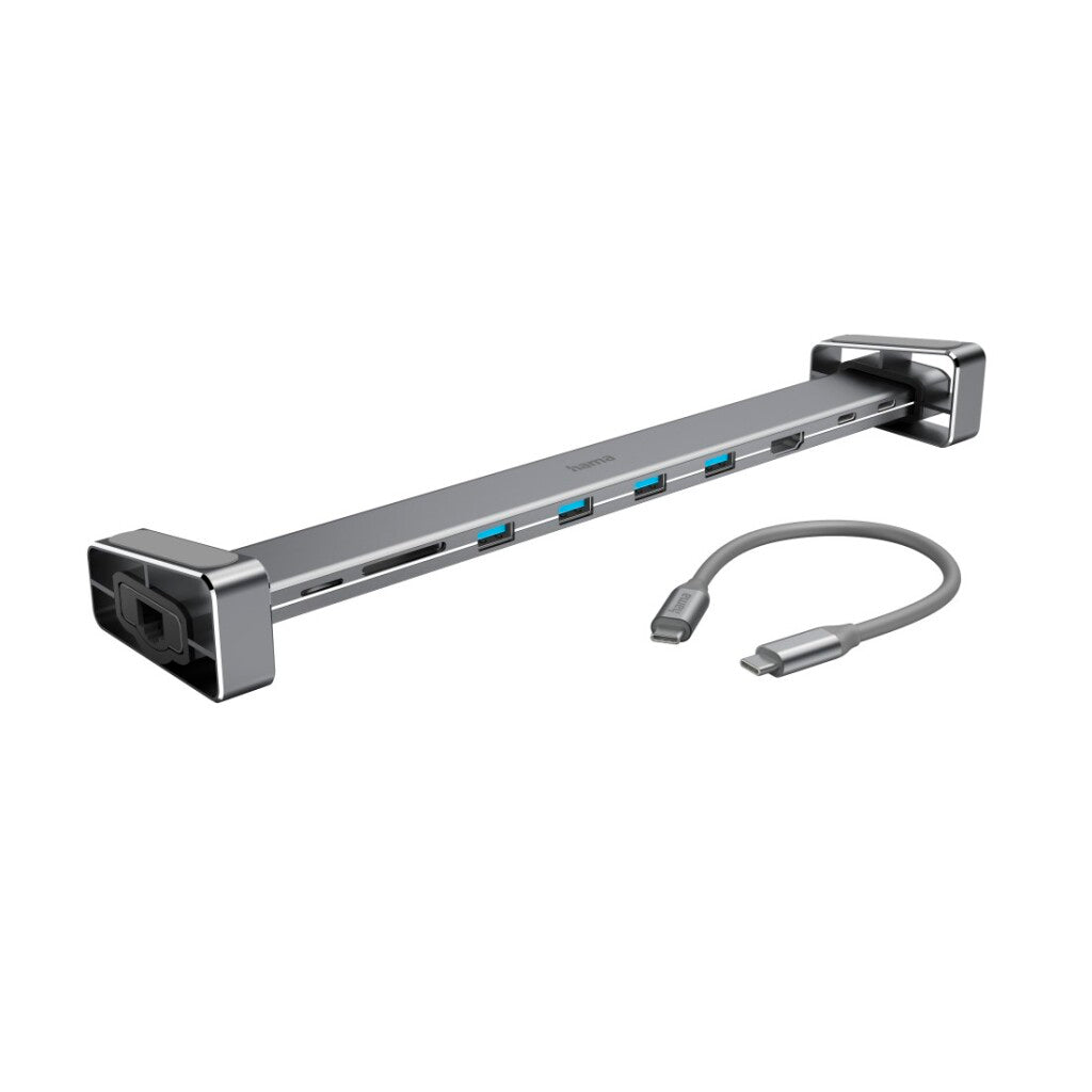 Hama Usb-C-Dockingstation Met Afneembare Voetjes 9-Poorts