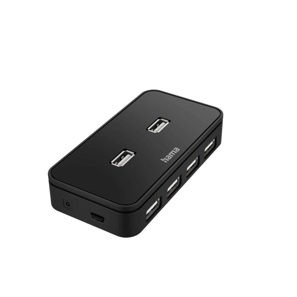 Hama Usb-Hub 7-Poorts Usb 2.0 480 Mbit/S Incl. Kabel En Netadapter