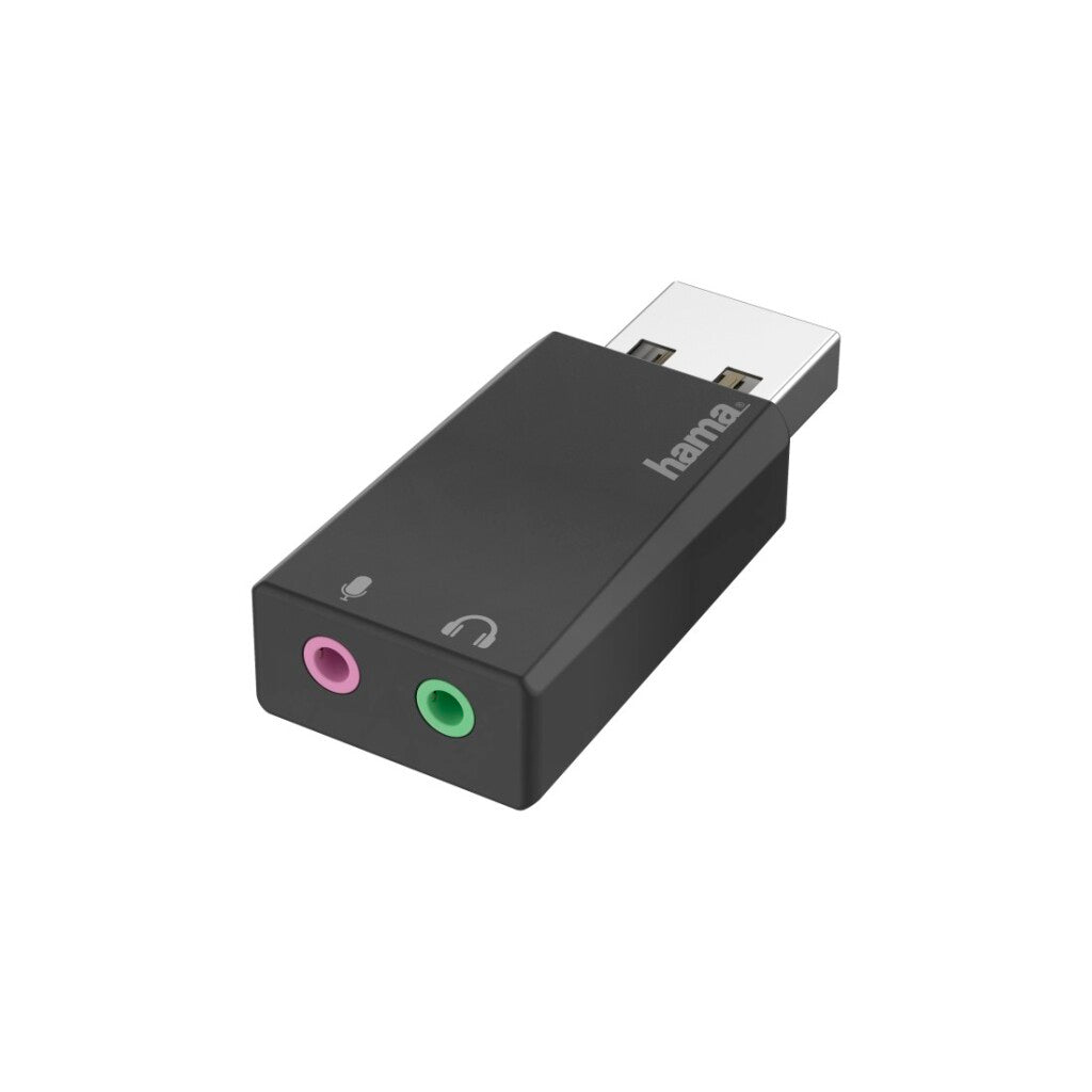 Hama Usb-Geluidskaart Usb-Stekker - 2X 3,5-Mm-Jack-Aansluiting Stereo