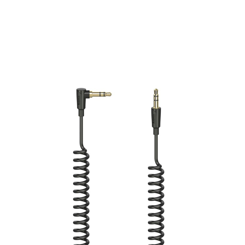 Hama Spiraalkabel Flexi-Slim 3,5-Mm-Jack-St. 90&Deg;- Stekker Stereo 1,5 M