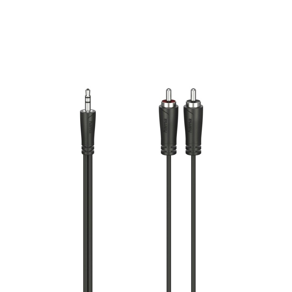 Hama Audiokabel 3,5-Mm-Jack-Stekker - 2 Cinch-Stekker Stereo 1,5 M