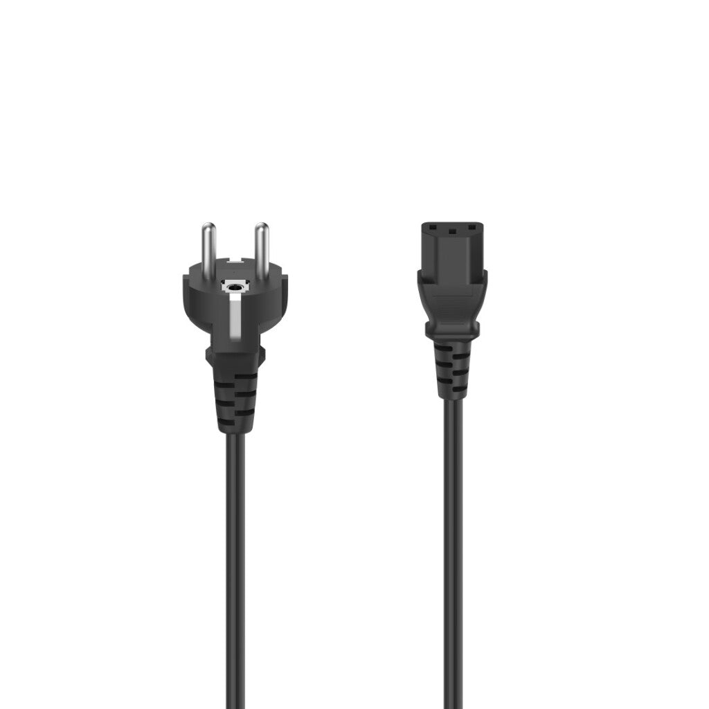 Hama Netsnoer Geaarde Stekker - 3-Polige Koppeling 2,5 M Zwart