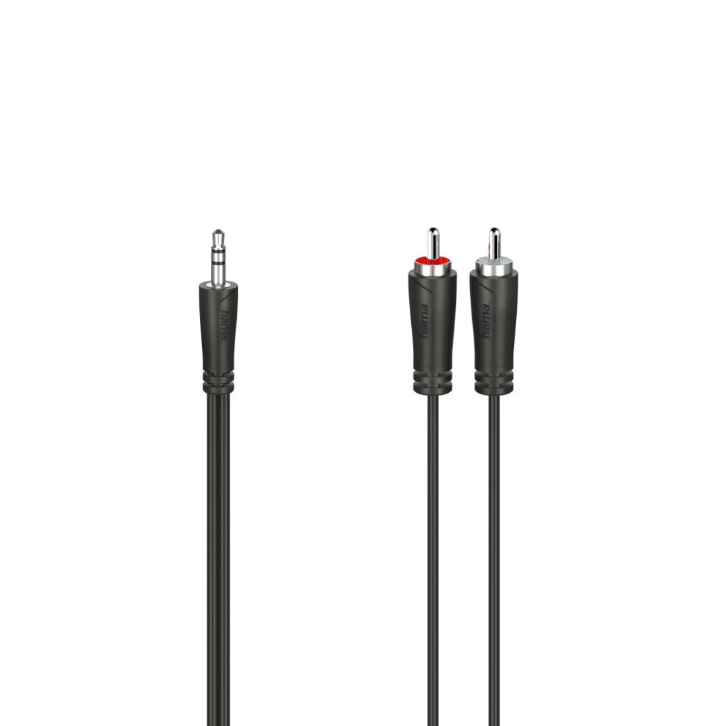 Hama Audiokabel 3,5-Mm-Jack-Stekker - 2 Cinch-Stekker Stereo 5,0 M