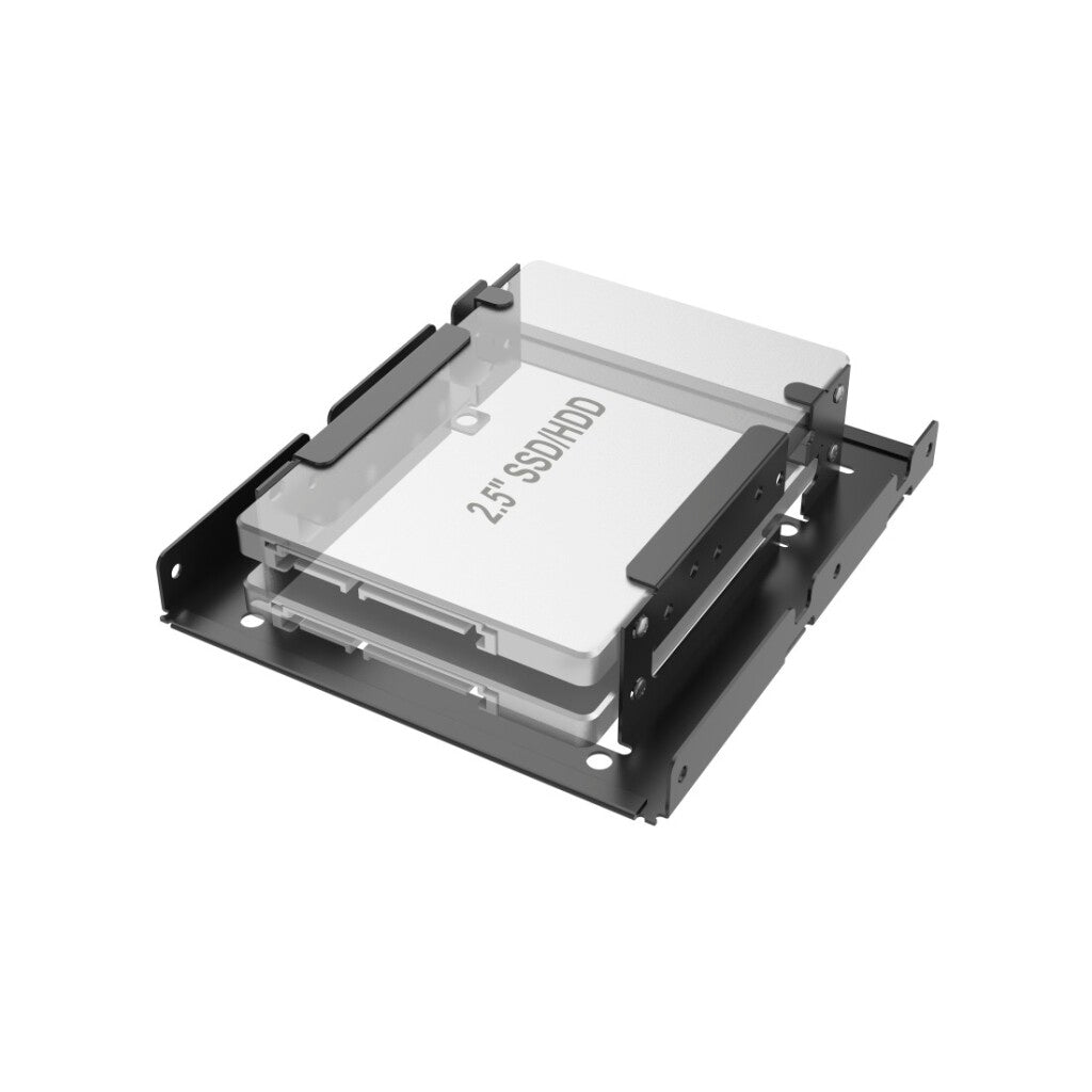 Hama Inbouwframe Voor 2X 2,5 Ssd- En Hdd-Harde Schijven In 3,5 Sleuf