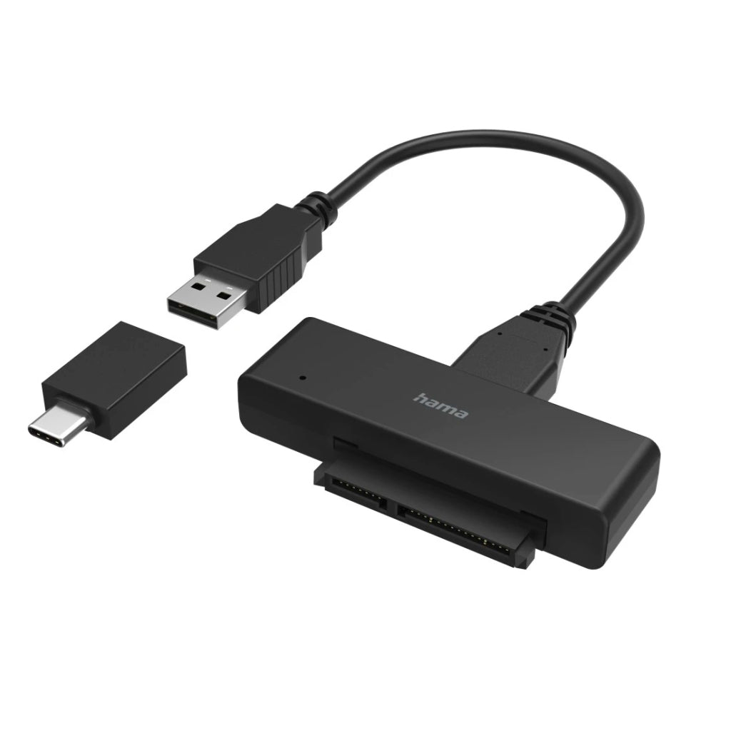 Hama Usb-Adapter Voor Harde Schijf Voor 2,5 En 3,5 Ssd- En Hdd-Harde Schijven
