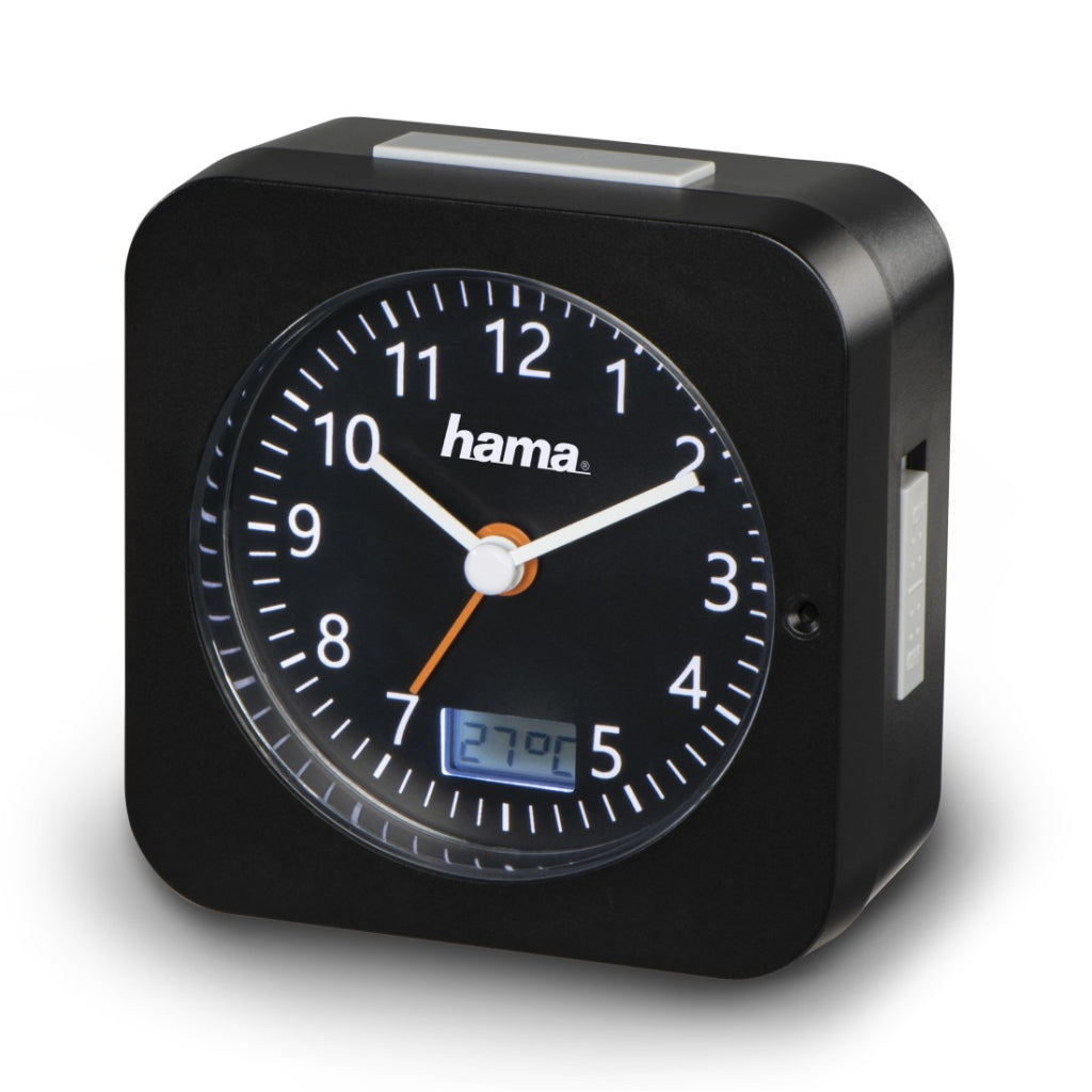 Hama Radiogestuurde Wekker Multi Zwart