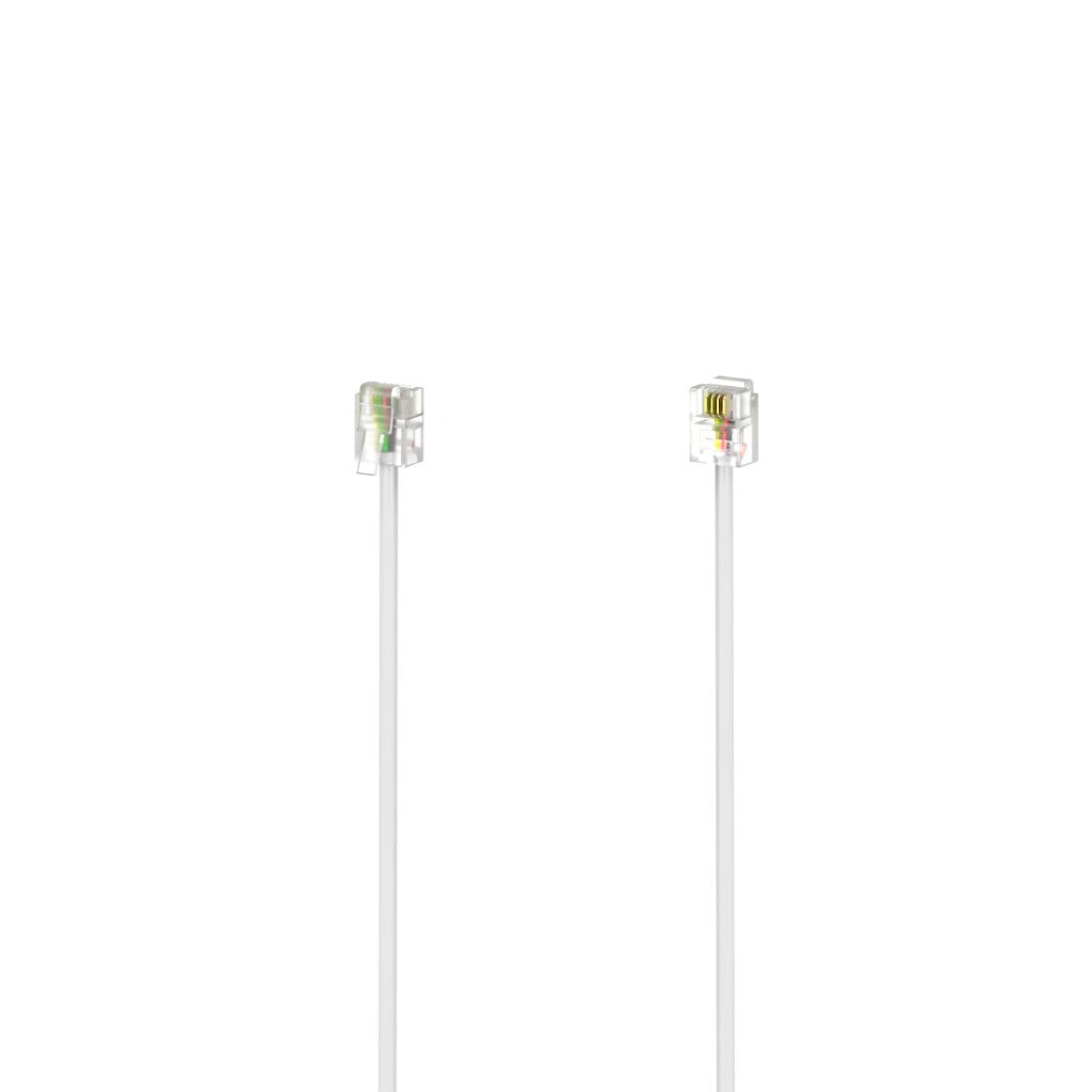 Hama Modulaire Kabel Stekker 6P4C - Stekker 6P4C 10 M Wit