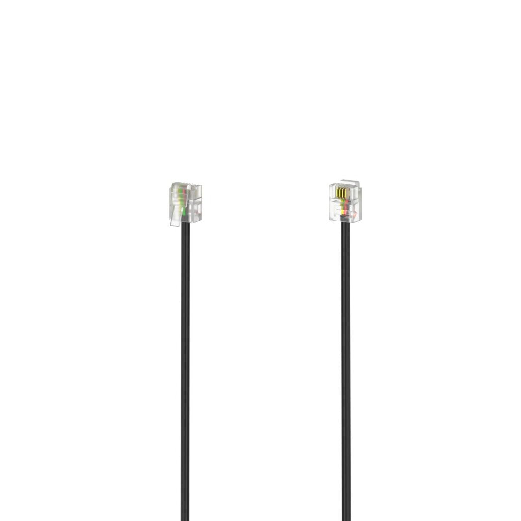 Hama Modulaire Kabel Stekker 6P4C - Stekker 6P4C 3 M Zwart