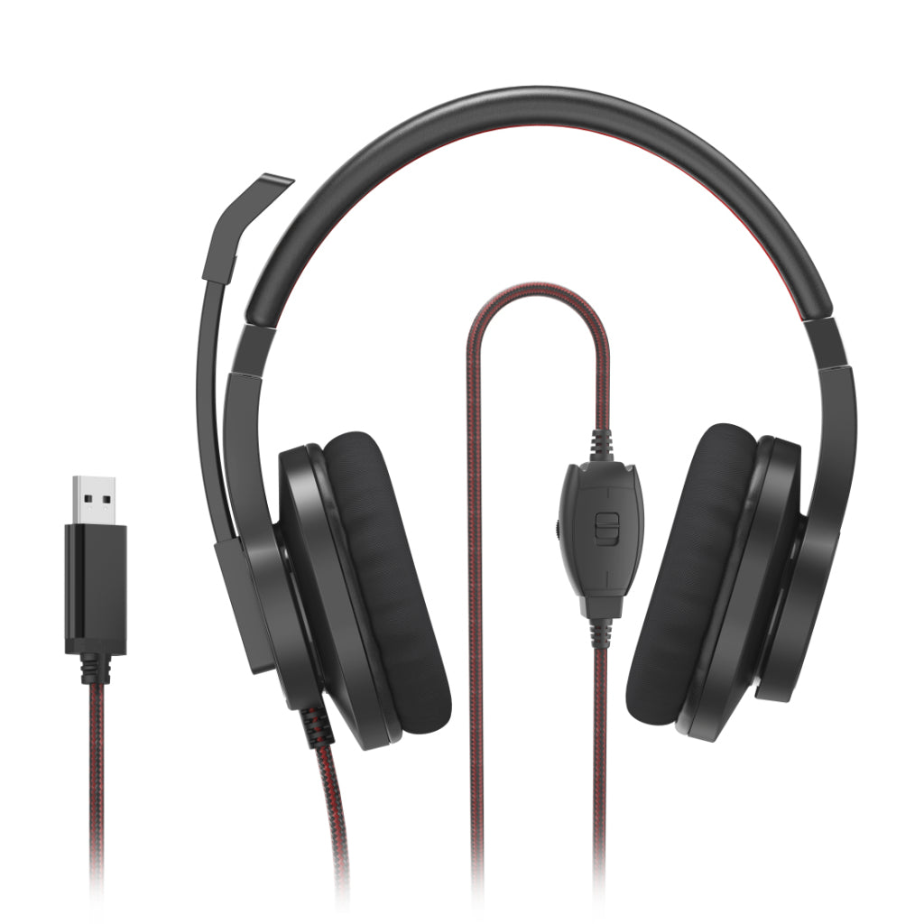 Hama Pc-Office-Headset Hs-Usb400 V2 Stereo Zwart