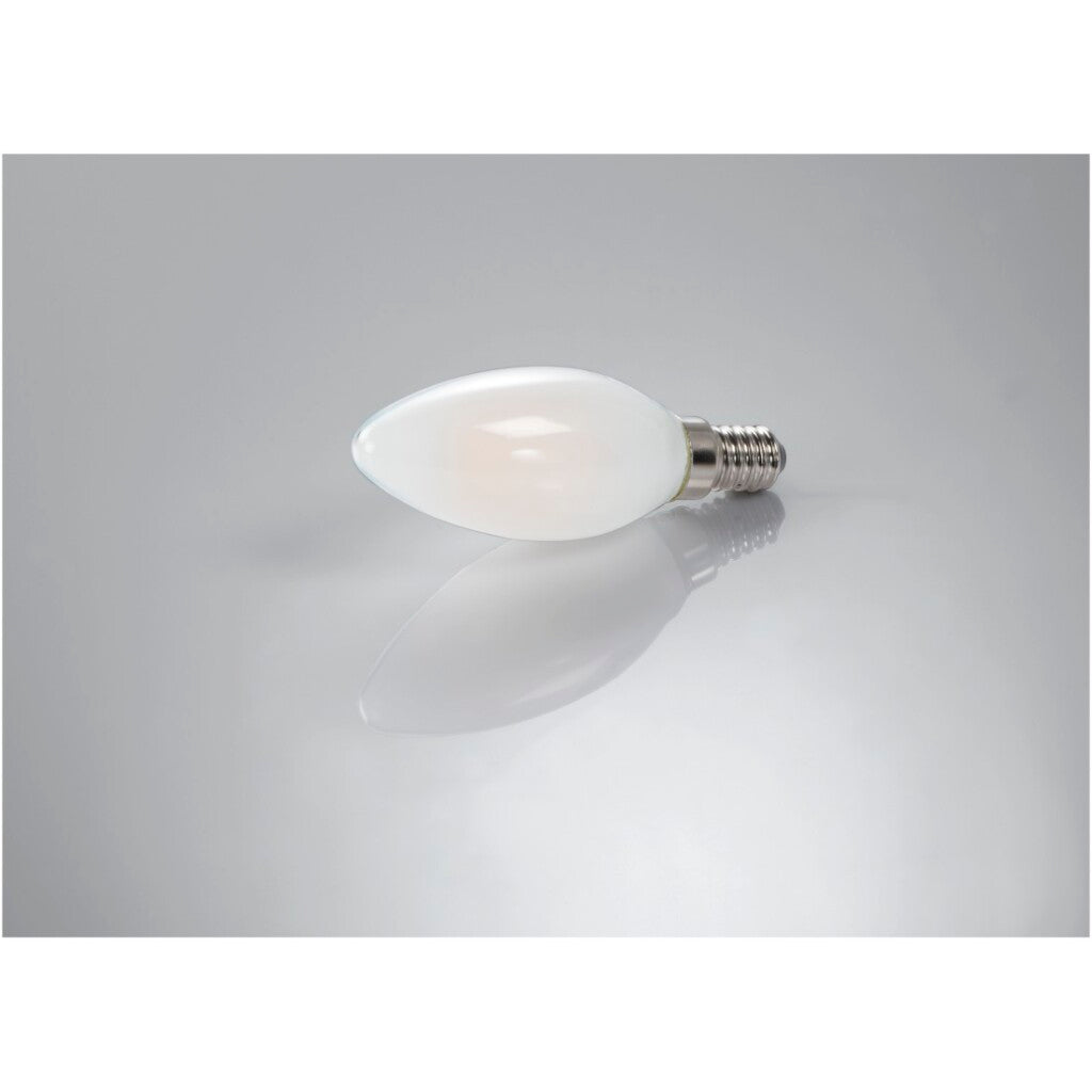 Xavax Led-Gloeidraad E14 470Lm Verv. 40W Kaarslamp Mat Warm Wit 2 Stuks