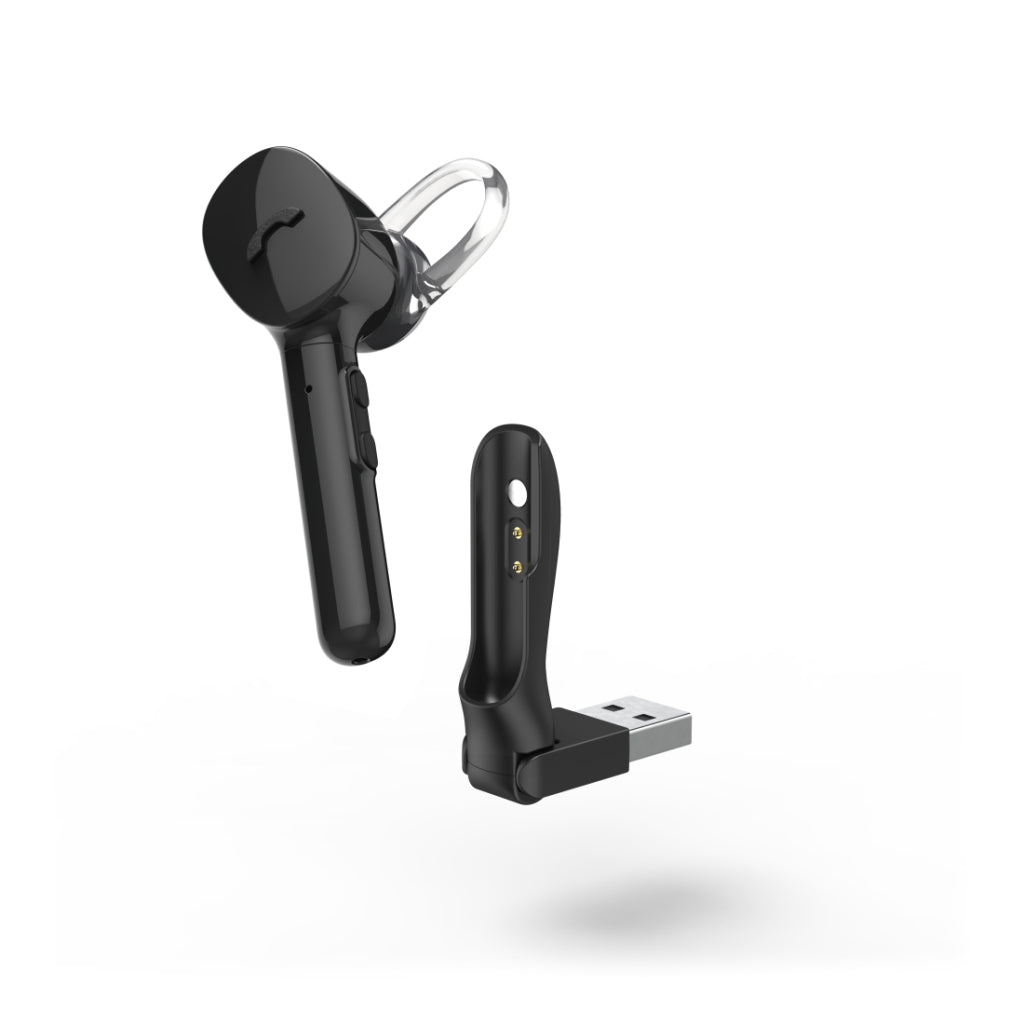 Hama Mono-Bluetooth&Reg;-Headset Myvoice1300 Multipoint Spraakbesturing Zwart