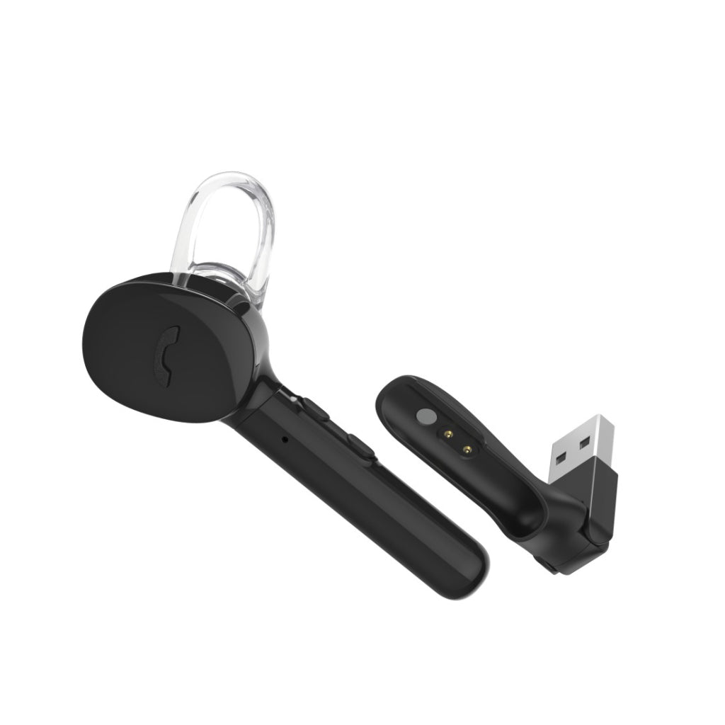 Hama Mono-Bluetooth&Reg;-Headset Myvoice1300 Multipoint Spraakbesturing Zwart