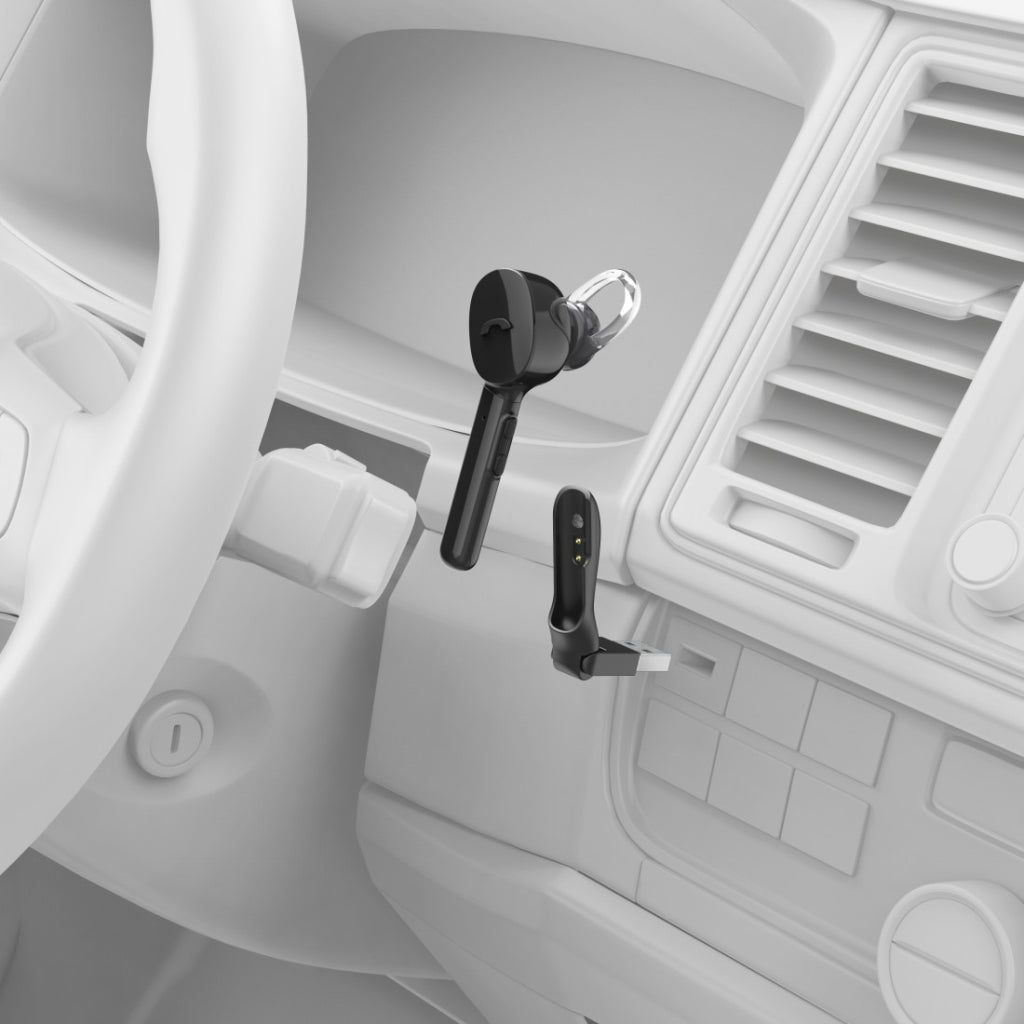 Hama Mono-Bluetooth&Reg;-Headset Myvoice1300 Multipoint Spraakbesturing Zwart