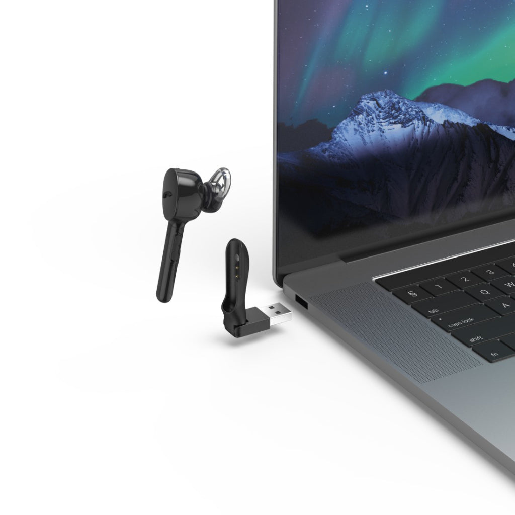 Hama Mono-Bluetooth&Reg;-Headset Myvoice1300 Multipoint Spraakbesturing Zwart
