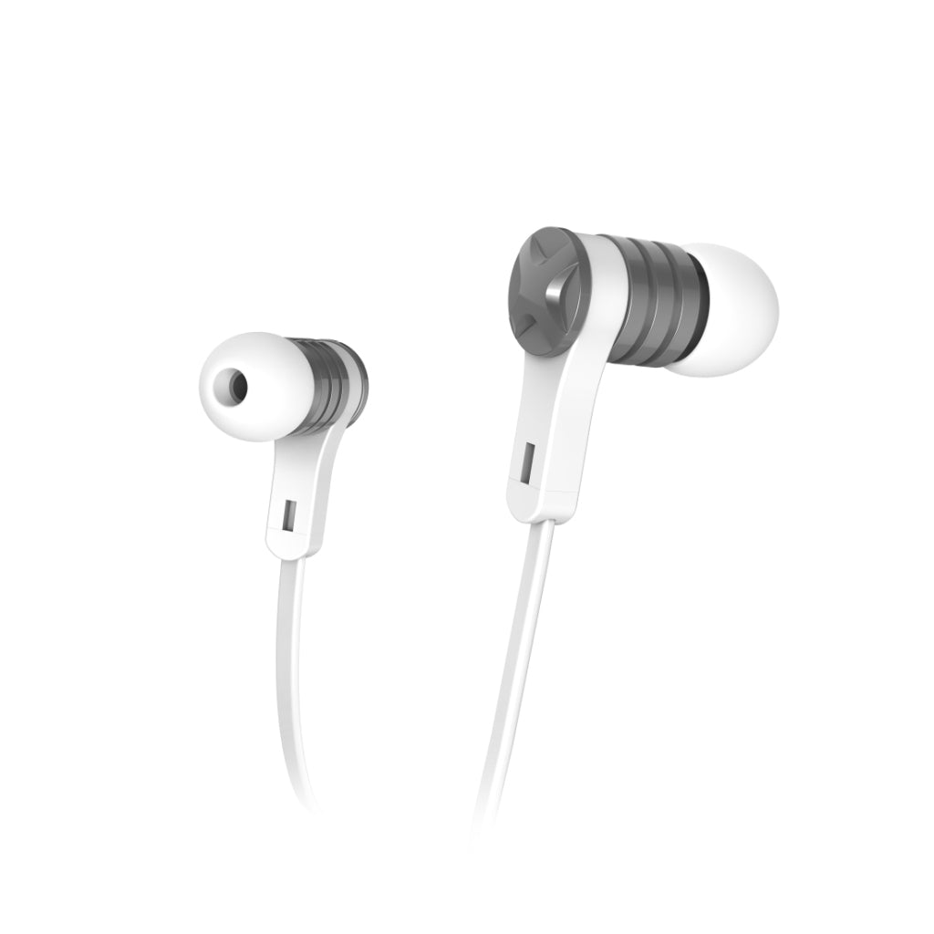Hama Oordopjes Intense In-Ear Microfoon Platte Kabel Wit