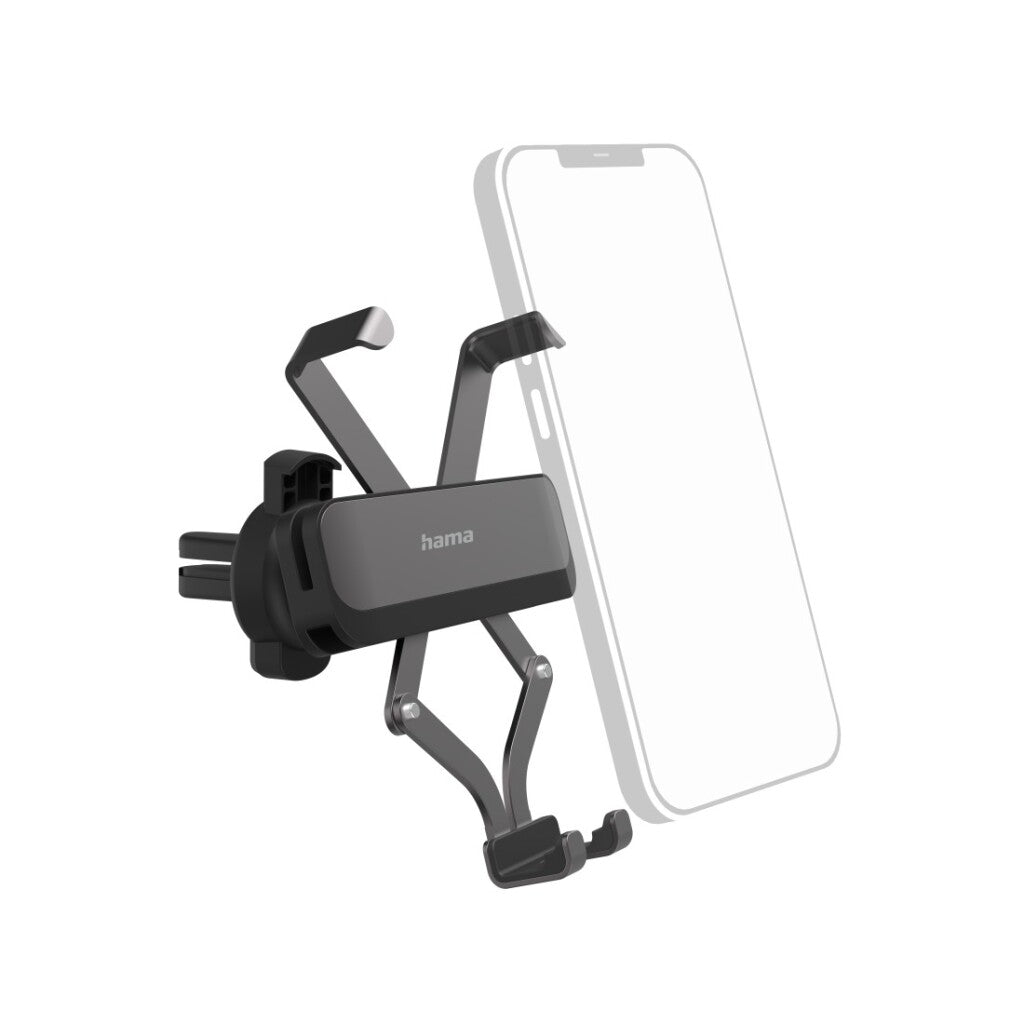 Hama Gsm-Houder Voor De Auto Gravity Pro Voor Vent. Aanpasbaar Universeel