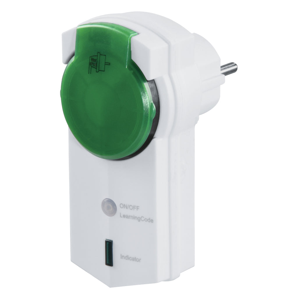 Hama Draadloos Stopcontact Voor Buiten Spatwaterdicht Ip 44 30 M Bereik Wit
