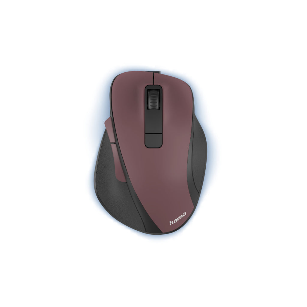 Hama Optische Draadloze Muis 6 Knoppen Mw-500 Recharge Accu Ergo. Bordeaux