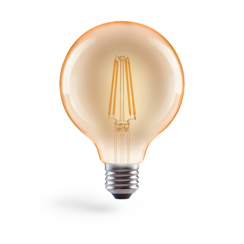 Xavax Led-Gloeidraad Vintage Bol Dimbaar E27 650Lm 8W Warm Wit