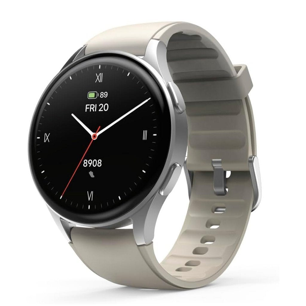 Hama Smartwatch 8900 Gps Amoled 1.32 Zilver/Beige