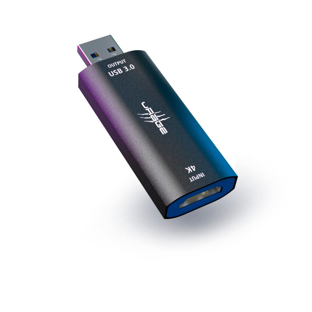 Urage Video Capture Stick Stream Link 4K Zwart