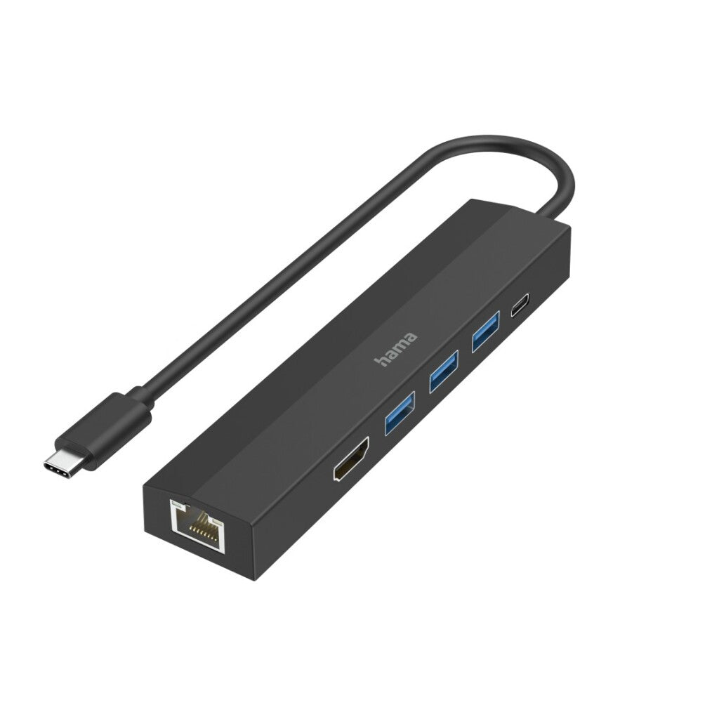 Hama Usb-C-Hub Multiport 6-Poorts 3X Usb-A Usb-C Hdmi&Trade; Lan/Ethernet