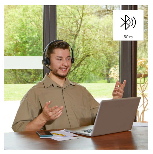 Hama Bluetooth&Reg;-Headset Bt700 Met Microfoon Draadloos Voor Pc Gsm Zwart