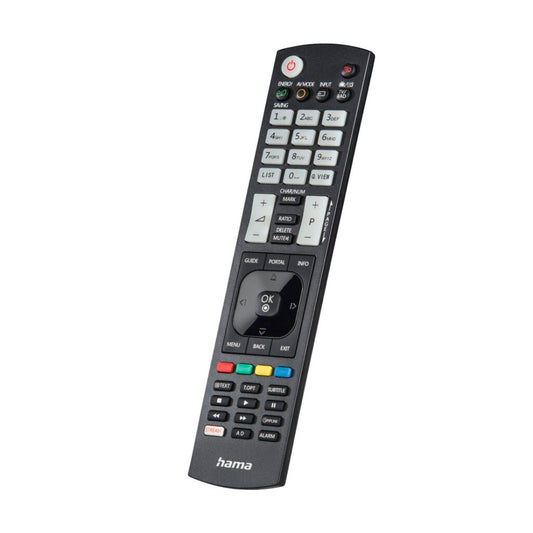 Hama Universele Afstandsbediening Lg Tv Ir Lerend + Lichtgevende Toetsen Zwart