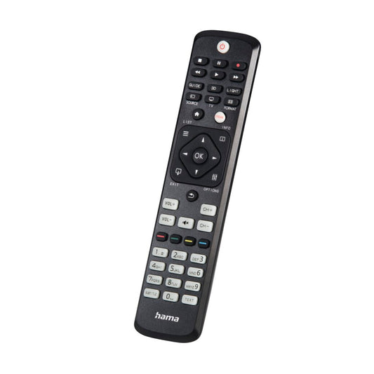 Hama Universele Afstandsbediening Philips Tv Ir Lerend + Lichtgevende Toetsen Zwart