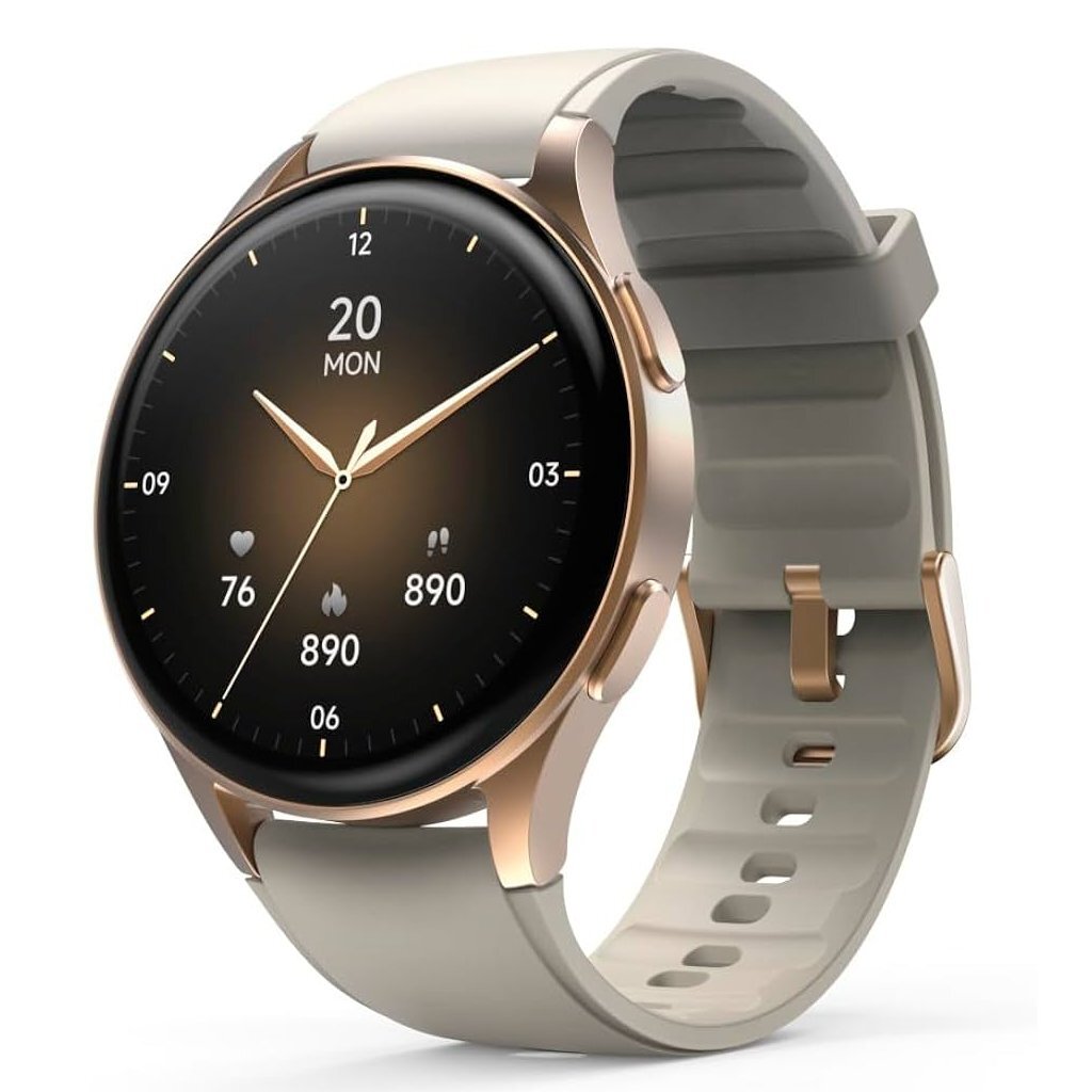 Hama Smartwatch 8900 Gps Amoled 1.32 Goud/Beige