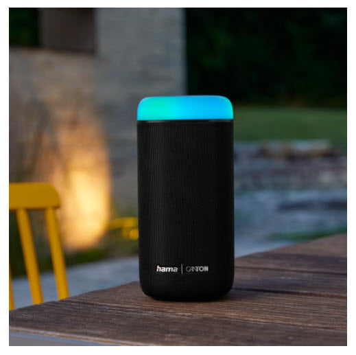 Hama Bluetooth&Reg;-Luidspreker Glow Pro Waterdicht Ipx4 5 Licht-Modi 30W Zw