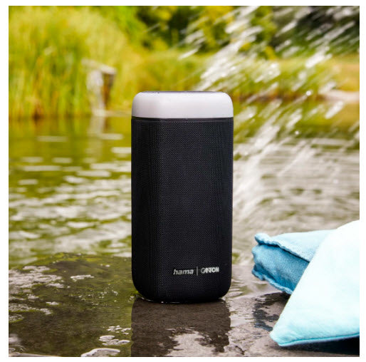 Hama Bluetooth&Reg;-Luidspreker Glow Pro Waterdicht Ipx4 5 Licht-Modi 30W Zw
