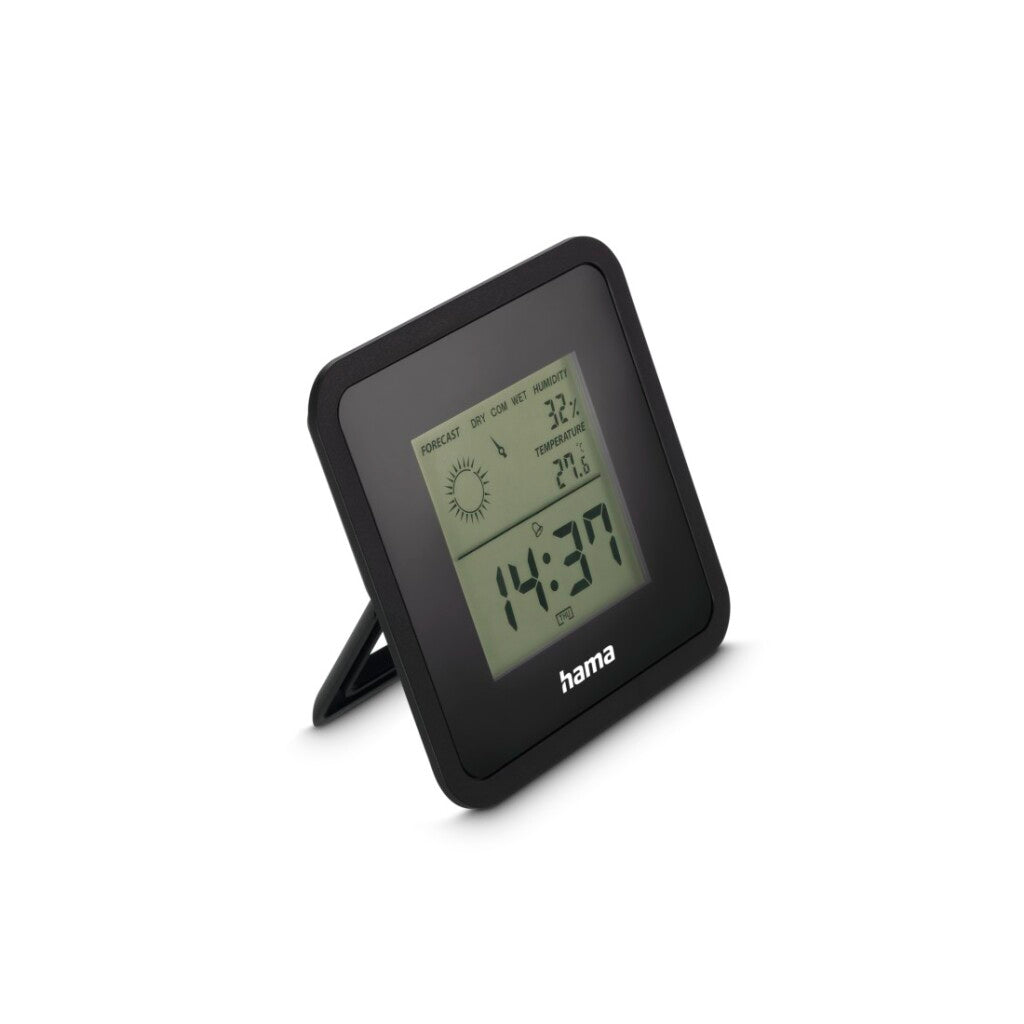 Hama Borneo Digitale Thermometer En Hygrometer Voor Binnen Zwart