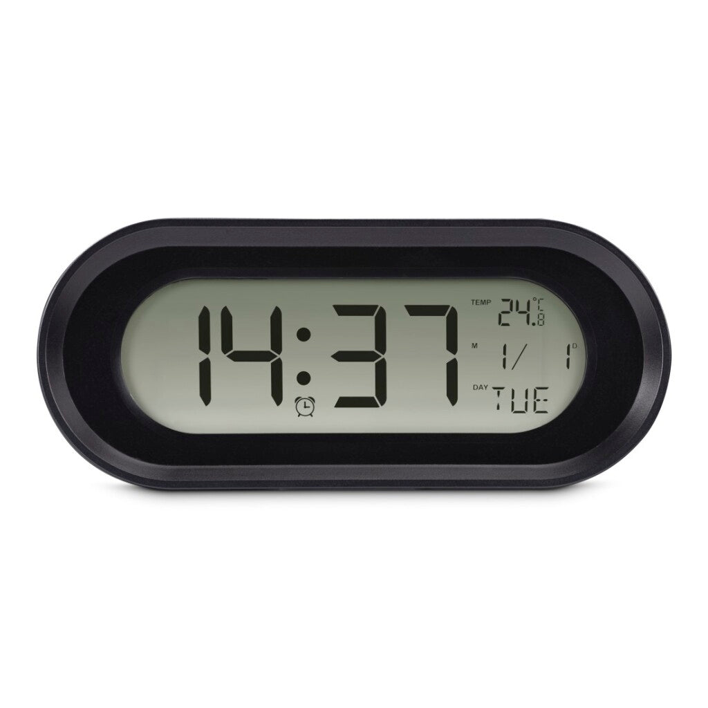 Hama Digitale Lcd Wekker Samos Zwart