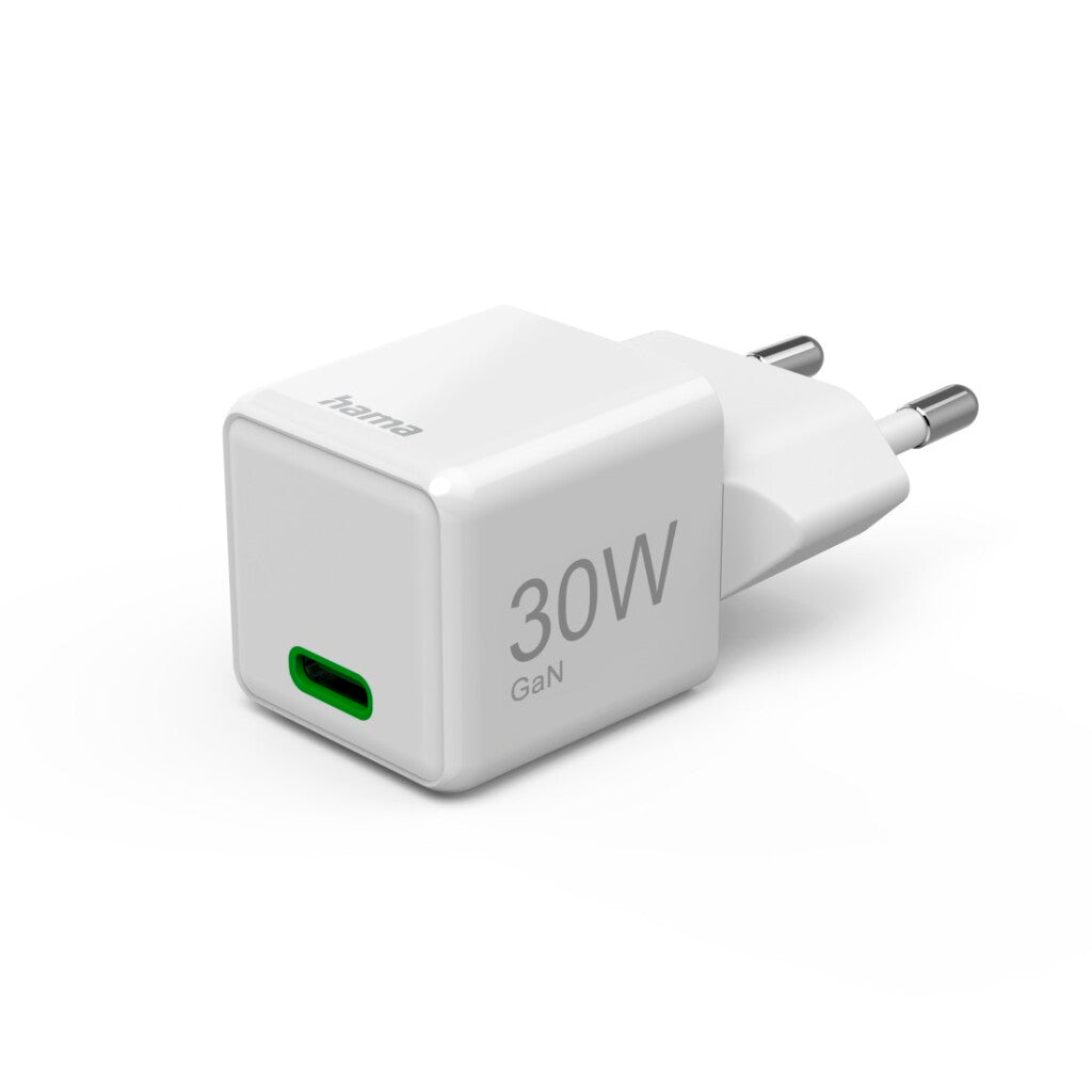 Hama Snellader 30W Usb-C Pd/Qc/Gan Wit