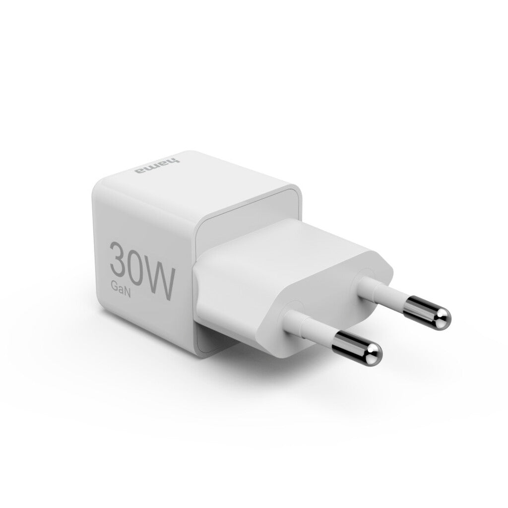 Hama Snellader 30W Usb-C Pd/Qc/Gan Wit
