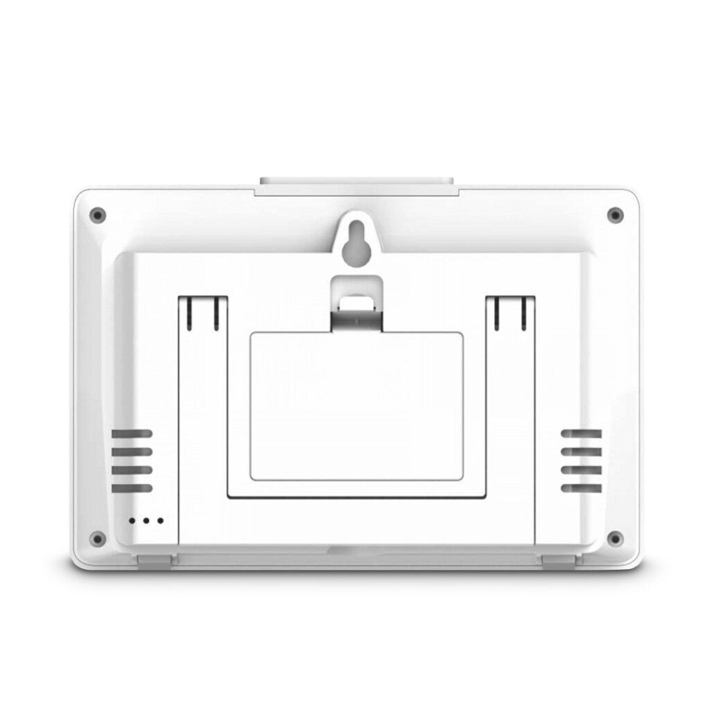 Hama Weerstation Bas Met Buitensensor Radio Wekker Binnenklimaat Wit