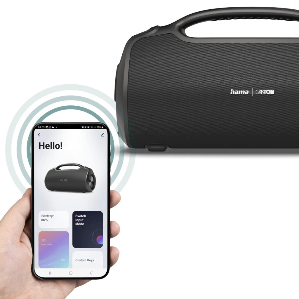 Hama Ultimate Pro Bluetooth Luidspreker 120W Zwart