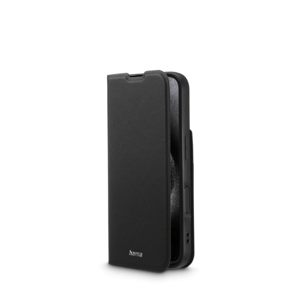 Hama Daily Protect Bookcase Voor Apple Iphone 16 Zwart
