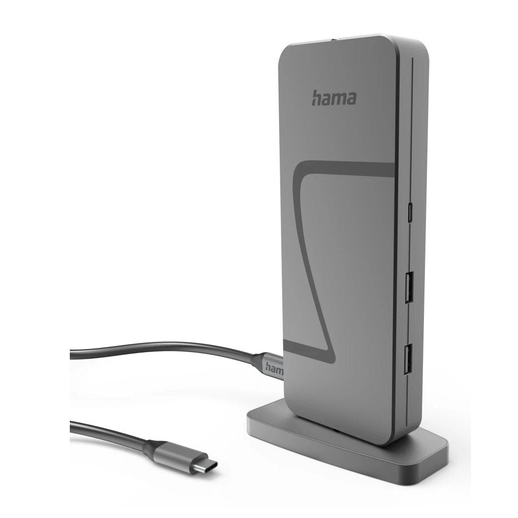 Hama Connect2Office Usb Hub Usb-C Pd 40 Gbit/S 10 Ports Aluminium/Antraciet