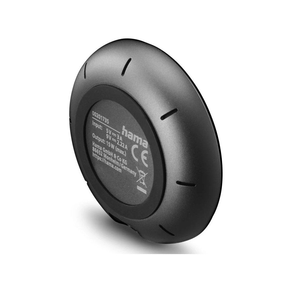 Hama Draadloze Qi2-Oplader 15W Zwart