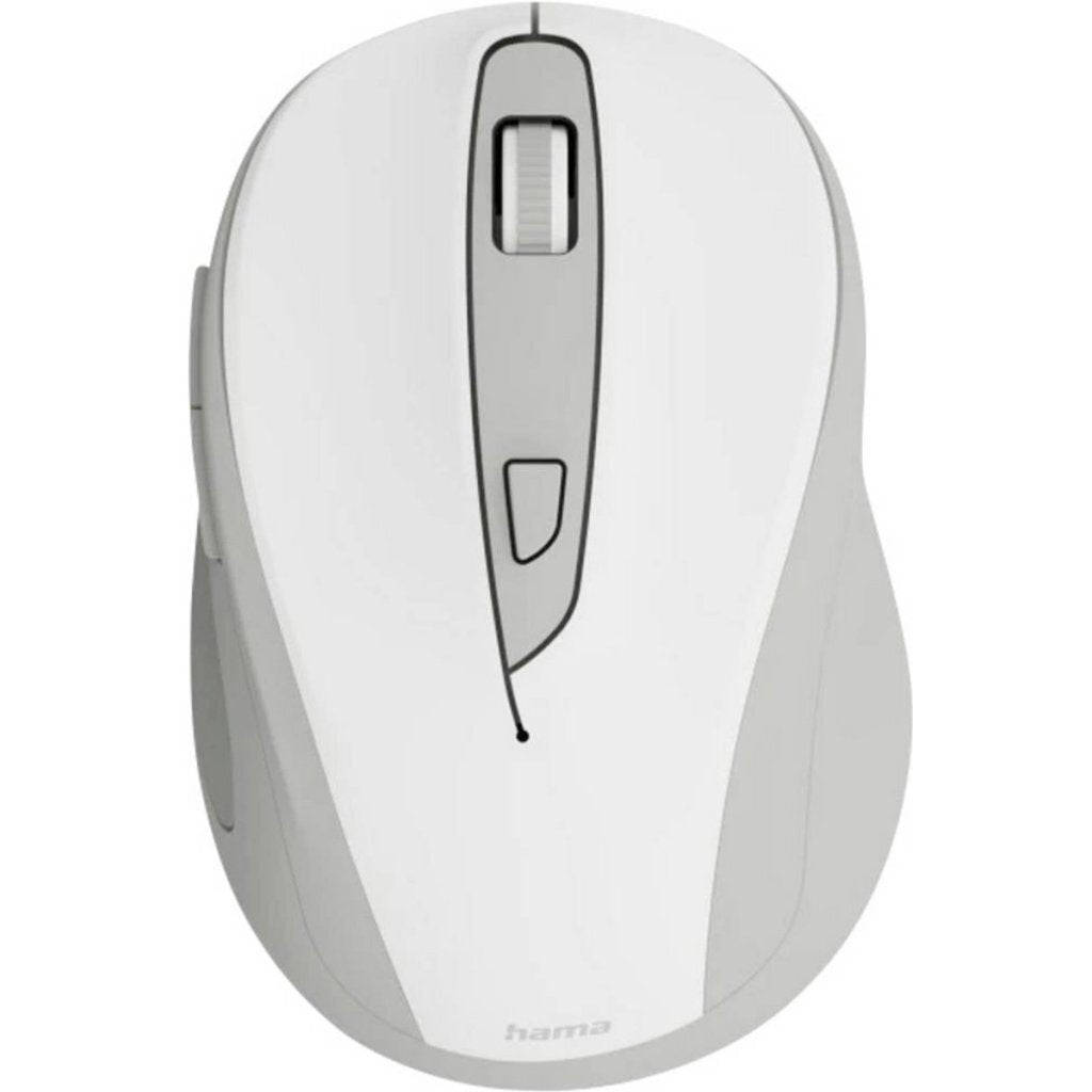 Hama Wm-400 Optische Draadloze Muis 6 Knoppen 2.4 Ghz Rf Wit/Grijs