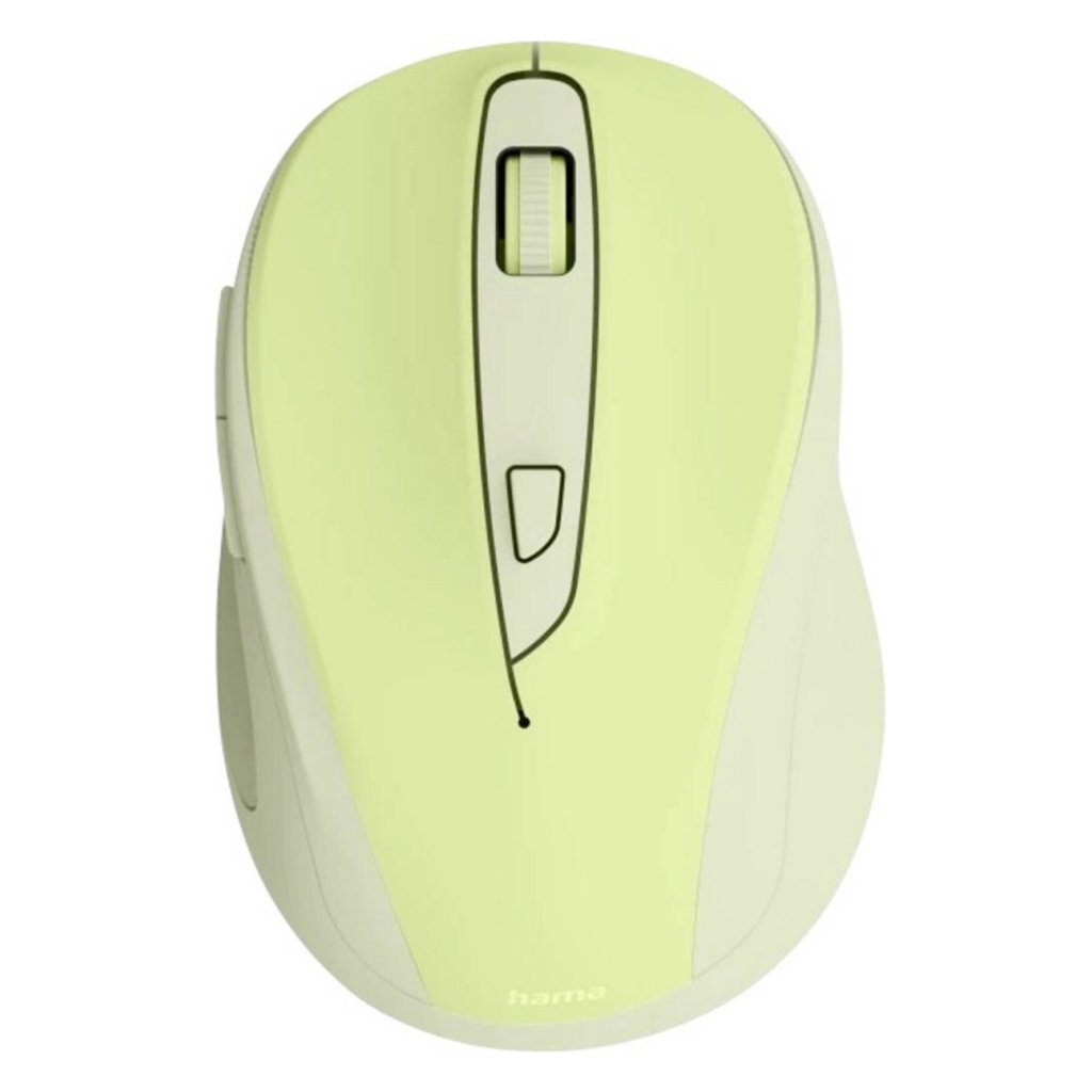 Hama Wm-400 Optische Draadloze Muis 6 Knoppen 2.4 Ghz Rf Limoengroen