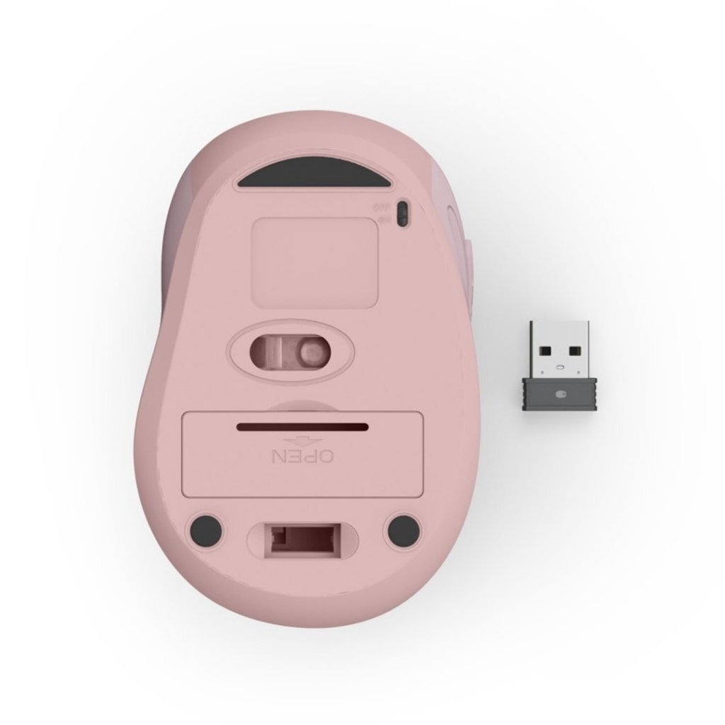 Hama Wm-400 Optische Draadloze Muis 6 Knoppen 2.4 Ghz Rf Roze