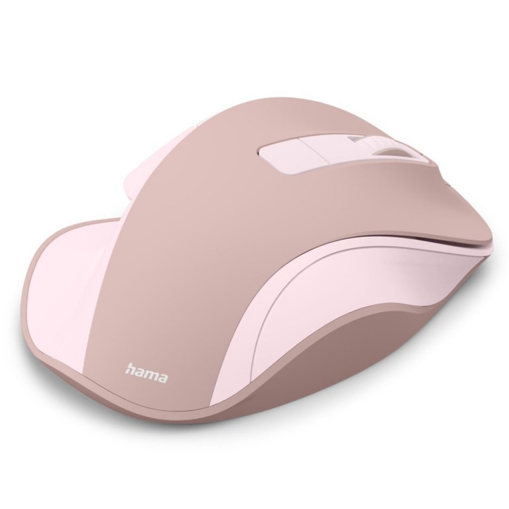 Hama Wm-500 Oplaadbare Draadloze Muis 6 Knoppen Roze